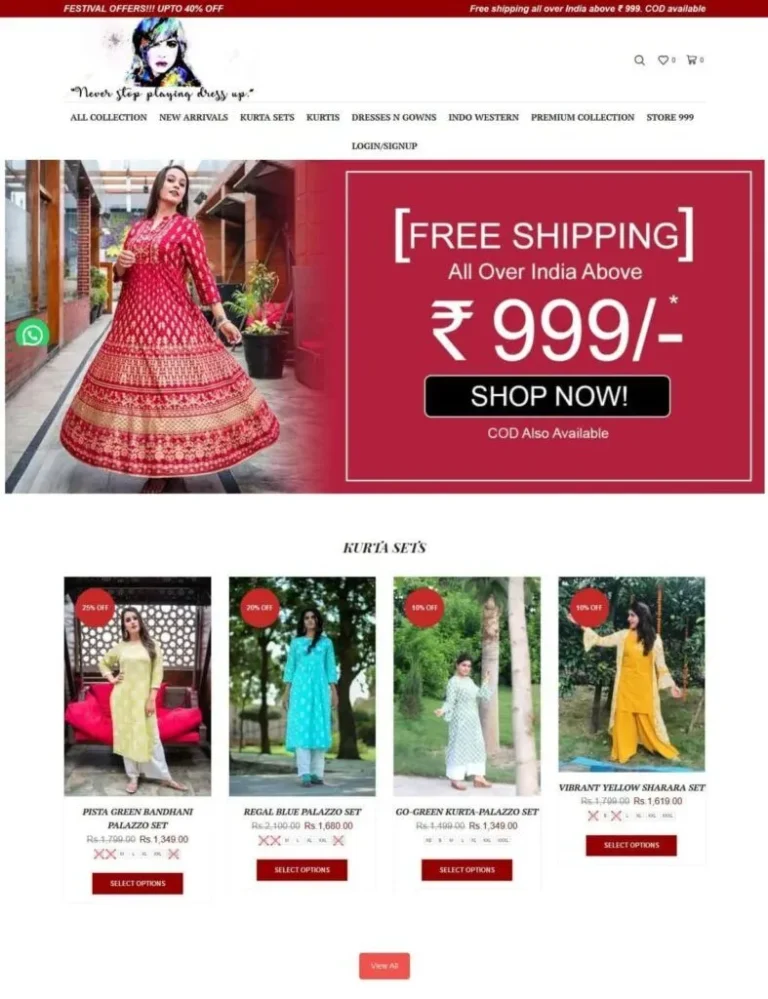 Ecommerce Website Development